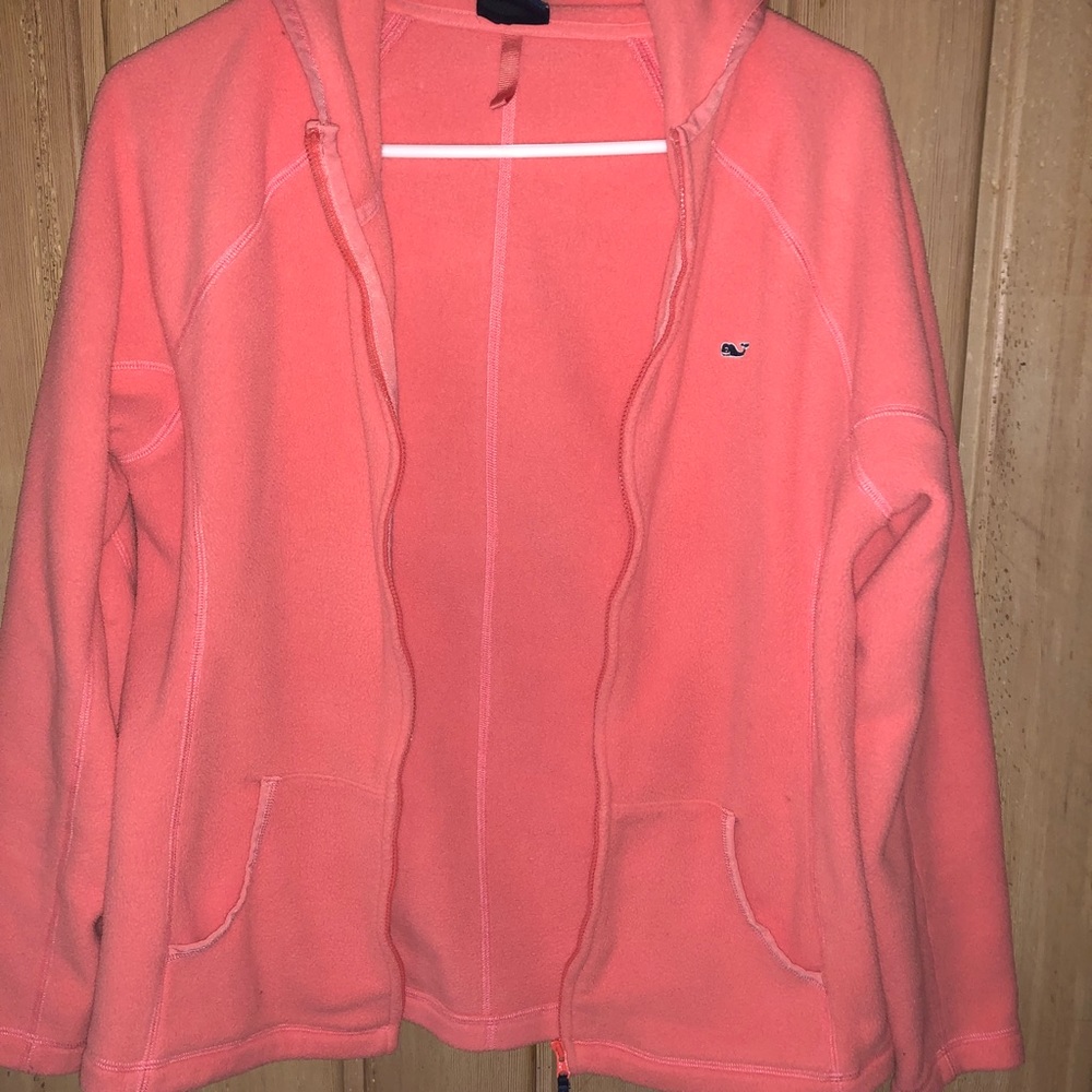 vineyard vines zip up jacket